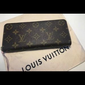 Louis Vuitton Clemence Monogram Zippy Wallet